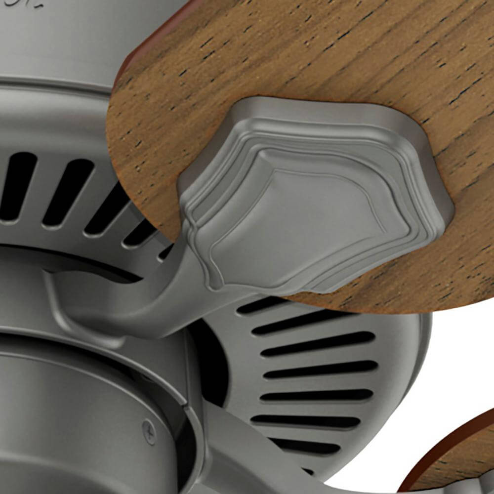 Swanson 52" Matte Silver LED Indoor Ceiling Fan with Light Kit